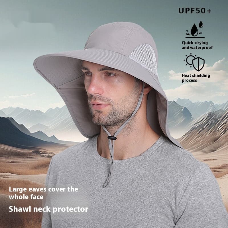 Gorra alpina con protección UV para exteriores