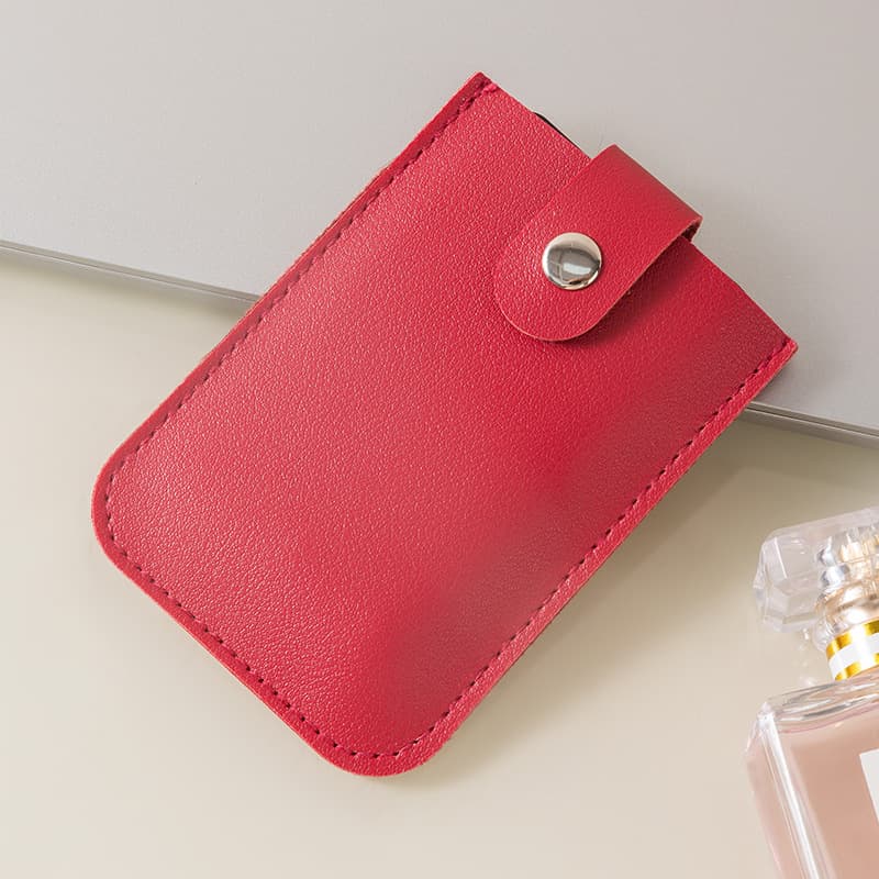Porta tarjetas retráctil laminado con diseño oculto