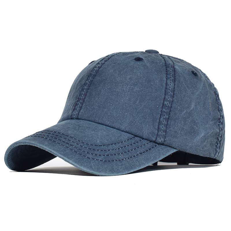 Gorra de béisbol ajustable de algodón vintage con estilo unisex