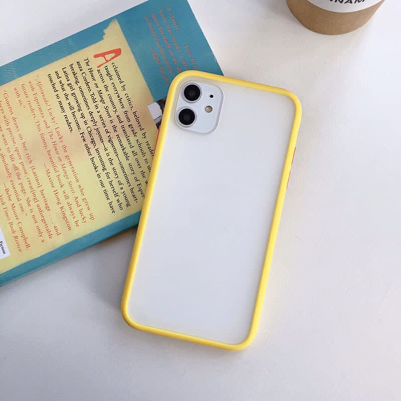 Funda de silicona esmerilada para iPhone