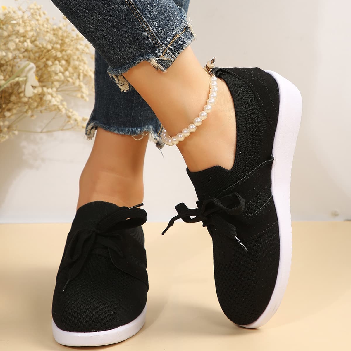Zapatos deportivos casuales cómodos para mujer
