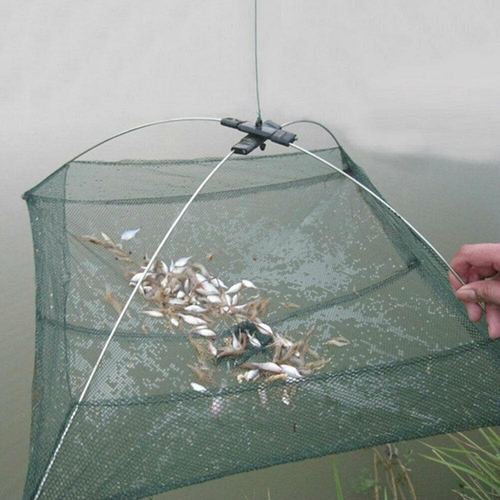 Jaula para camarones con red de pesca, tamaño seleccionable