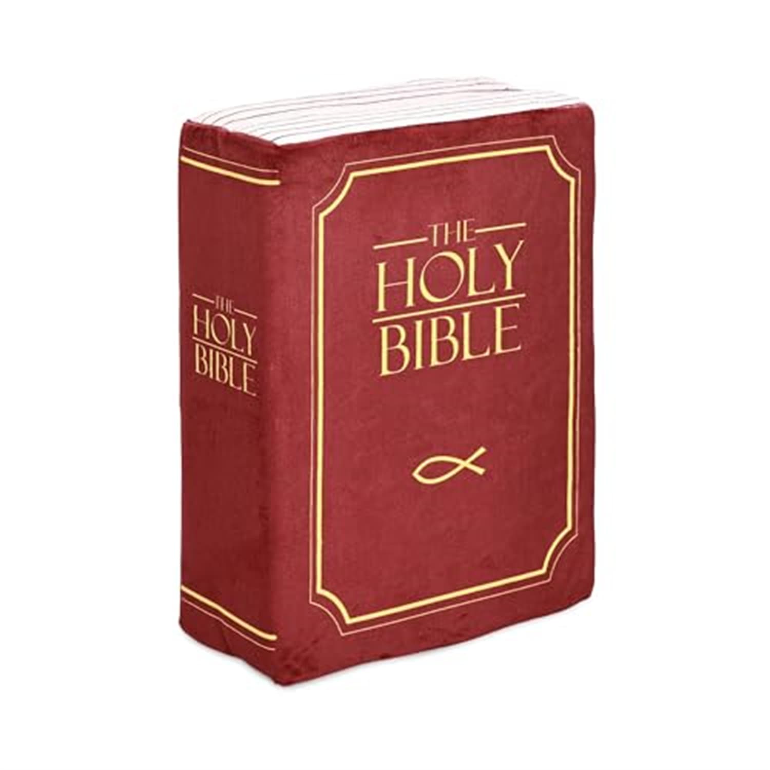 Almohada de peluche con forma de Biblia