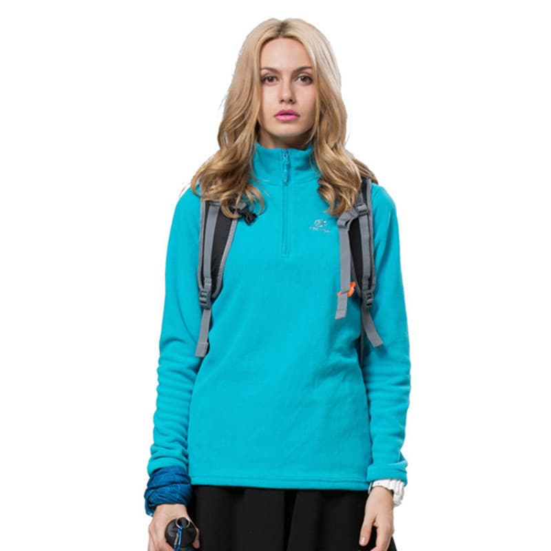 Chaqueta polar para mujer, ligera y transpirable