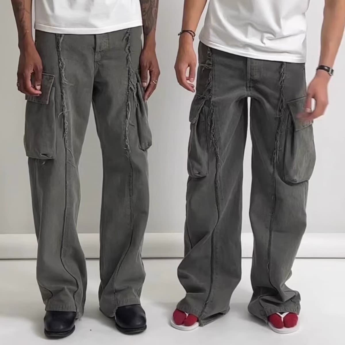 Pantalones cargo holgados estilo American