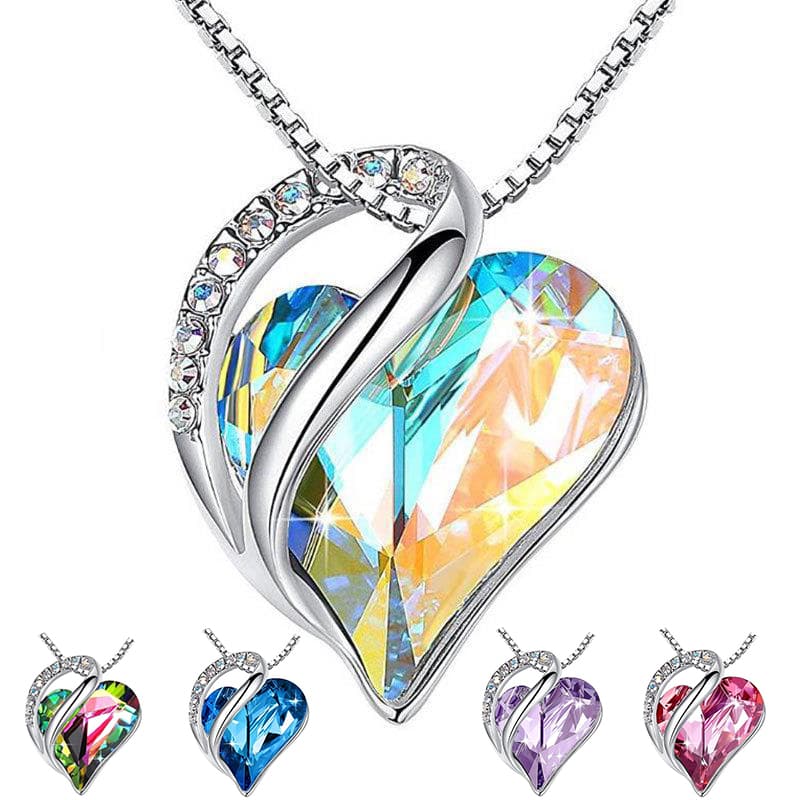 Collar de plata 925 con forma de corazón