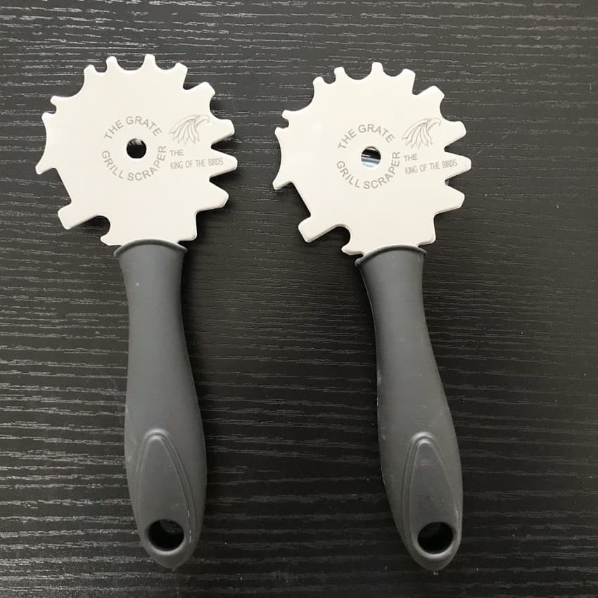 Cepillo multiusos de acero inoxidable para asar