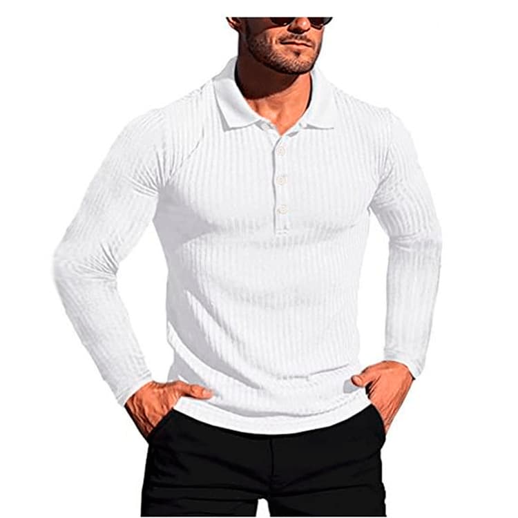 Camiseta de punto elástico con rayas para verano