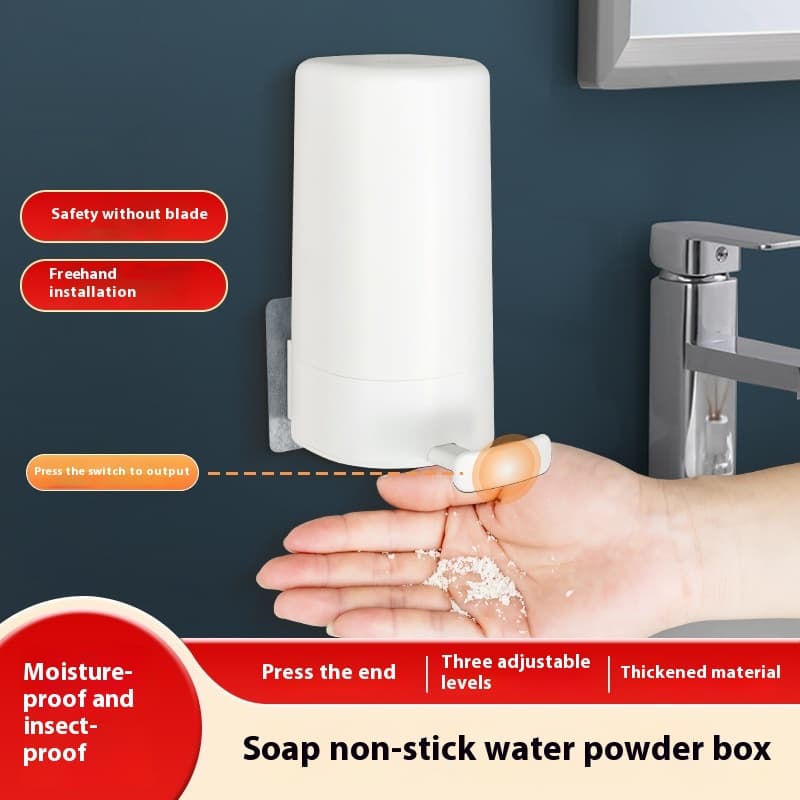 Dispensador de jabón montado en pared con control ajustable
