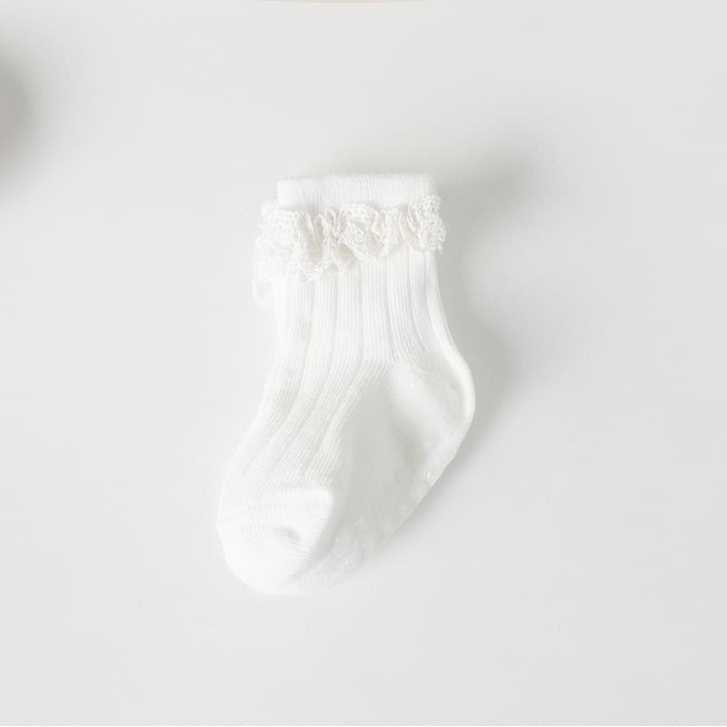 Calcetines antideslizantes para niño en algodón