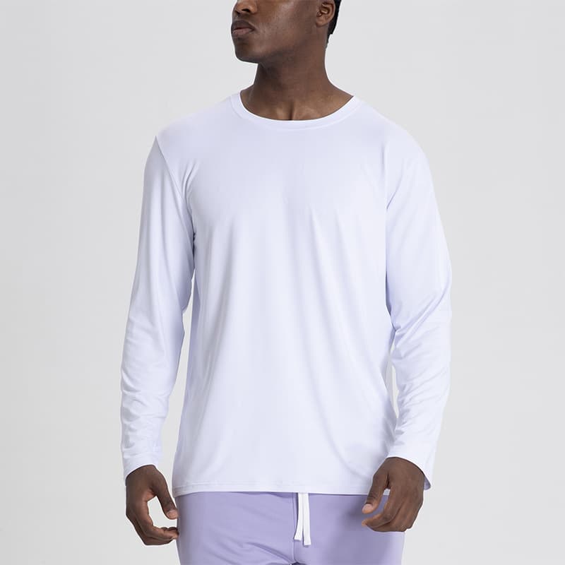 Sudadera holgada de manga larga de poliéster para mujer
