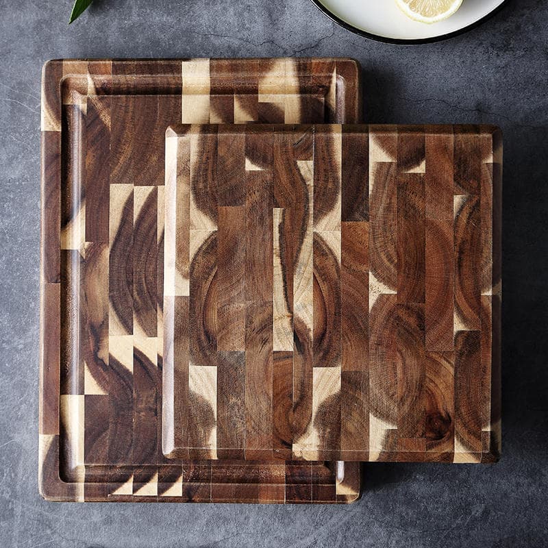 Tabla de corte de madera maciza de acacia