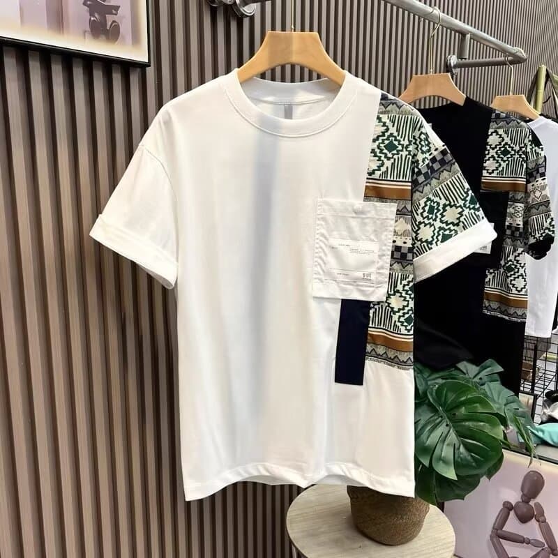 Camiseta de hombre verano camuflaje entallada
