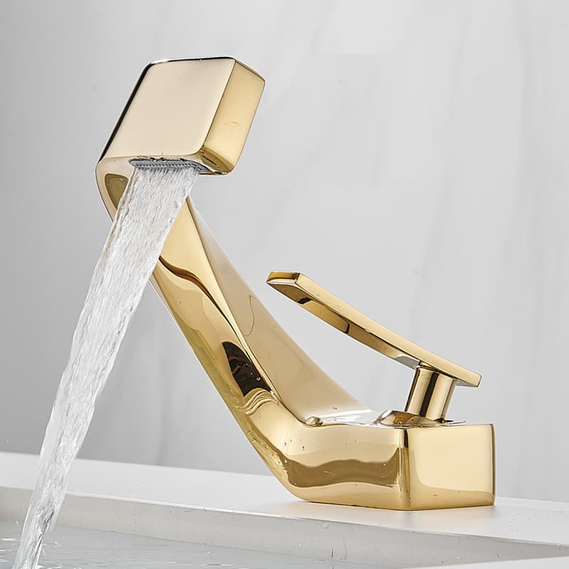 Grifo de cobre para agua caliente y fría