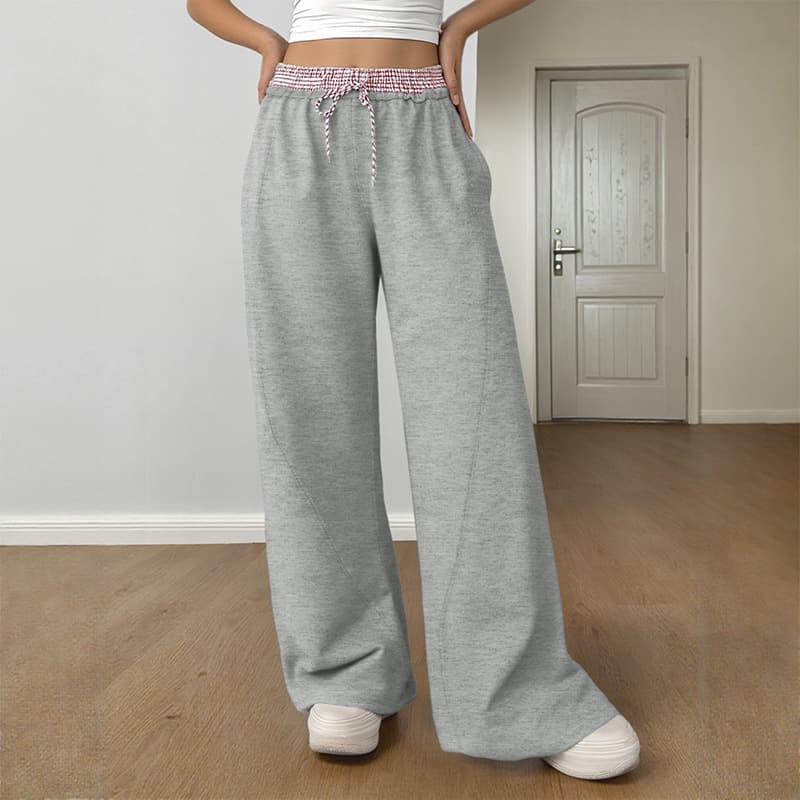 Pantalones rectos casuales para mujeres