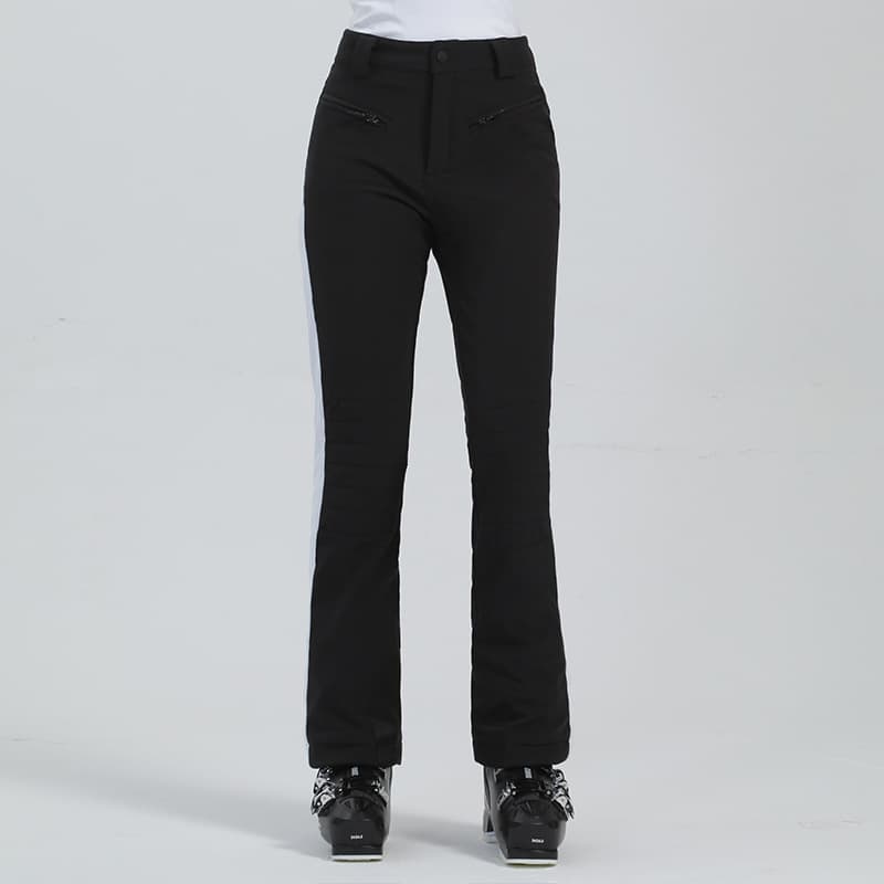 Pantalones de esquí invierno a prueba de viento para mujer