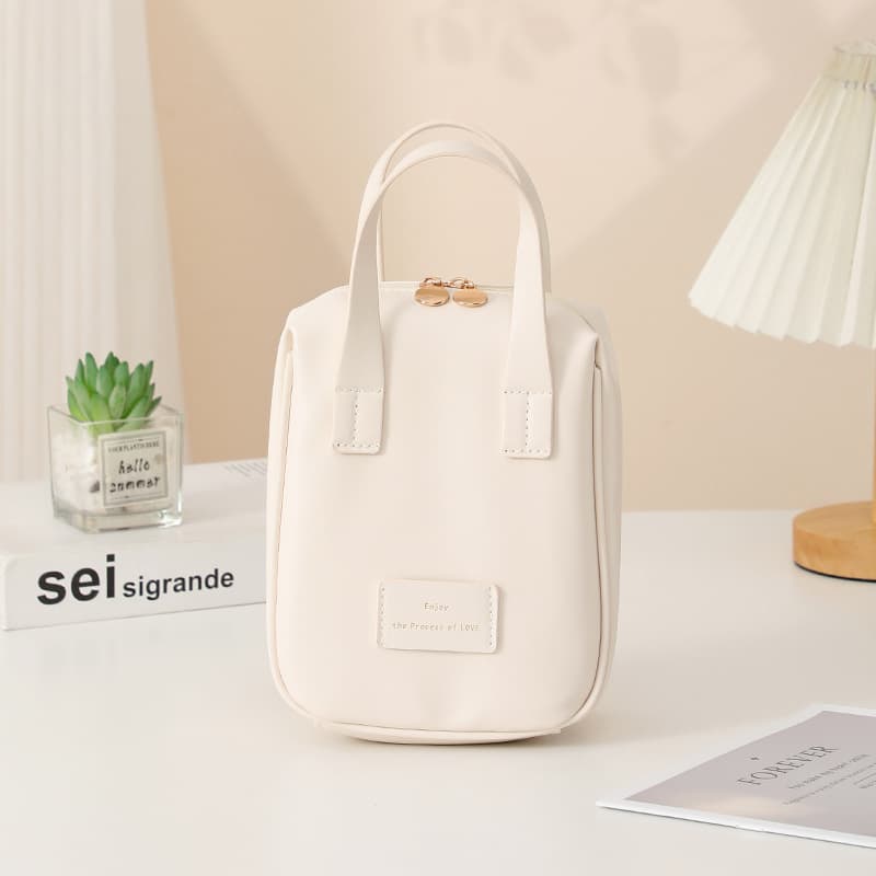 Bolsa de cosméticos con forma de concha y gran capacidad