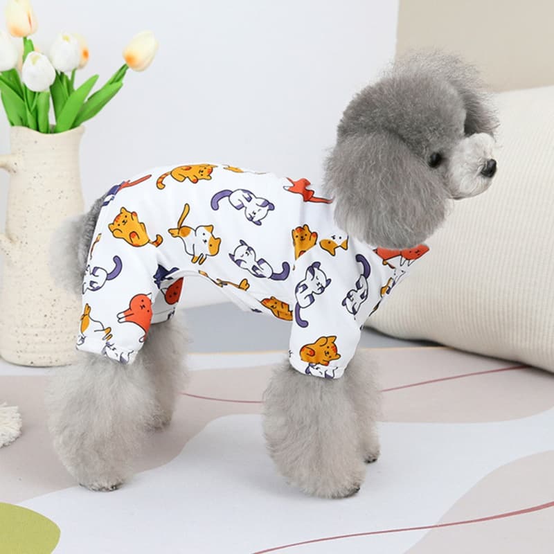 Camiseta para perro con diseño de dibujos animados