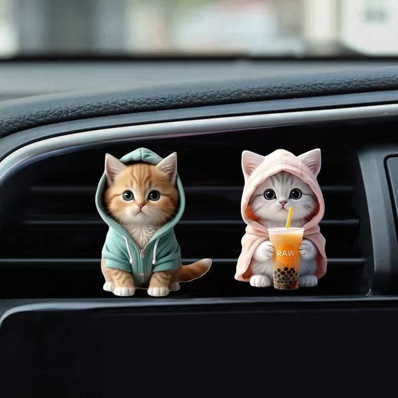 Clip aromático de gato para ventilación de auto