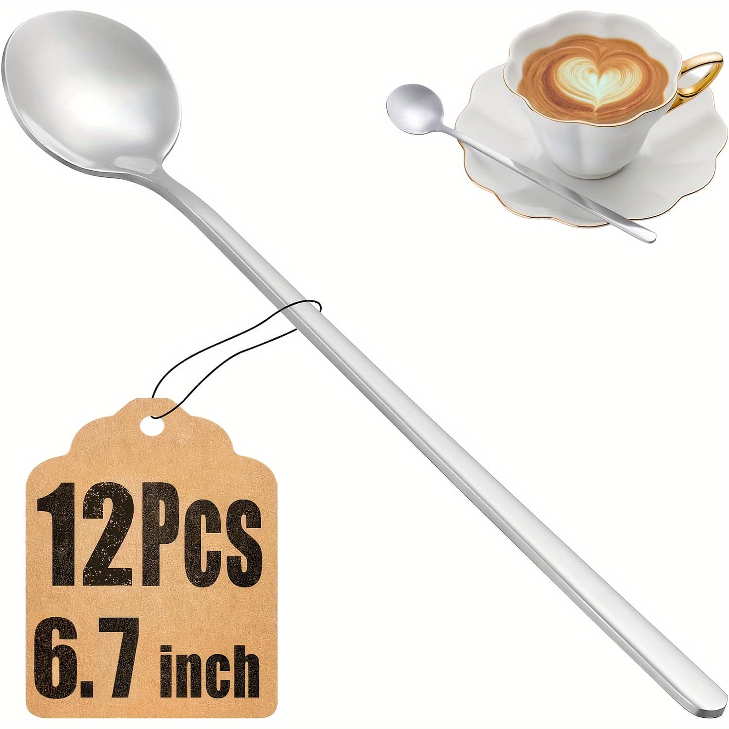 Cuchara para café de acero inoxidable
