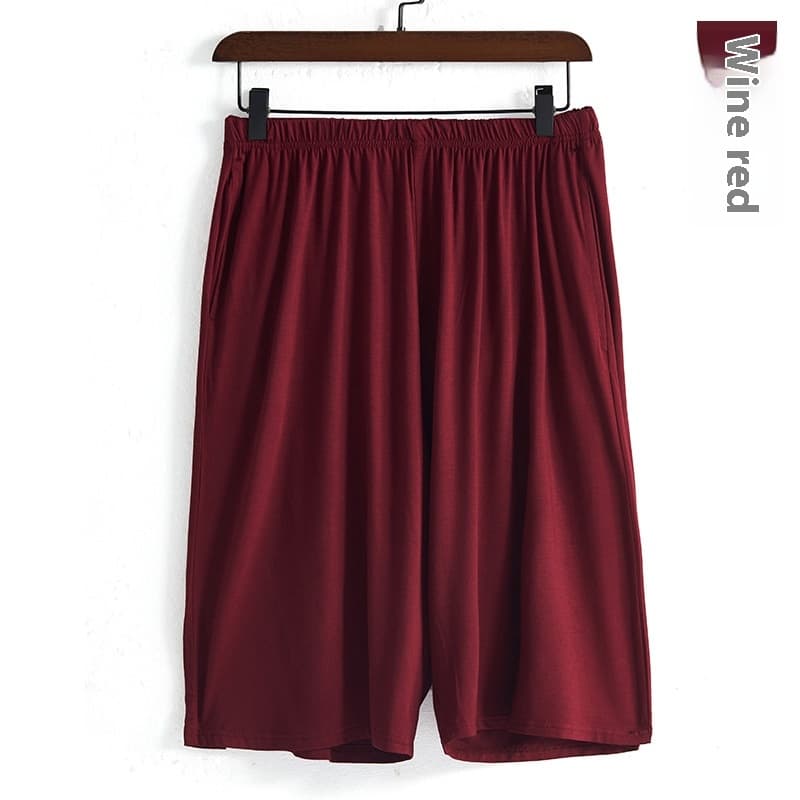 Shorts elásticos suaves para hombre de talla grande