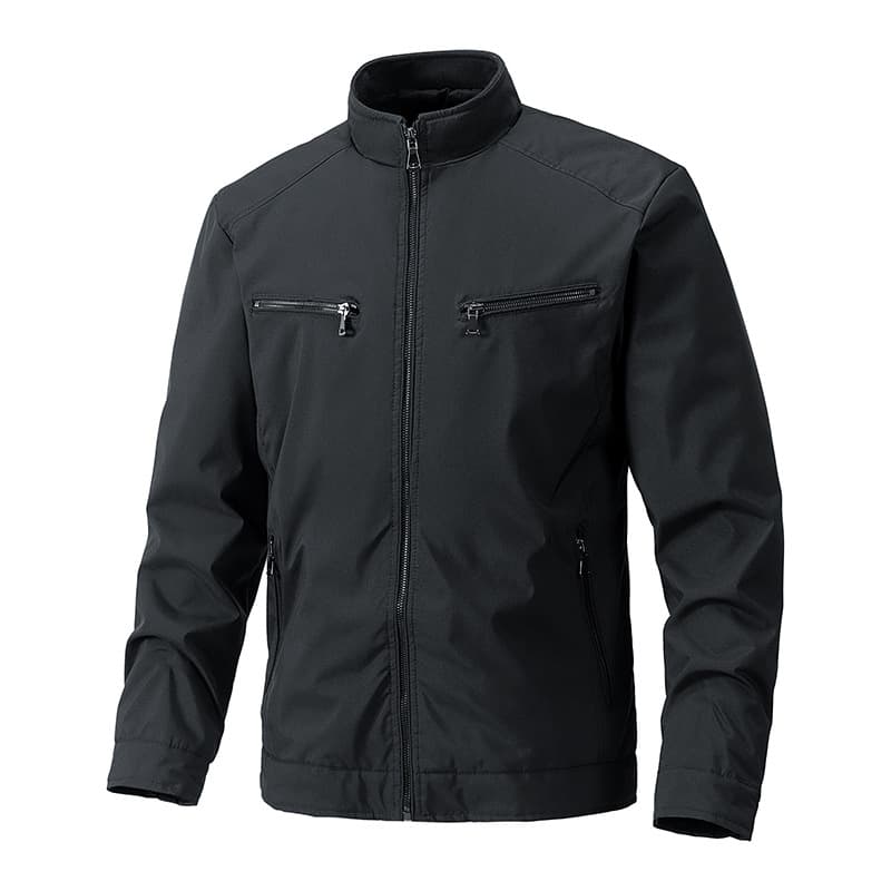 Chaqueta de hombre casual con múltiples cremalleras