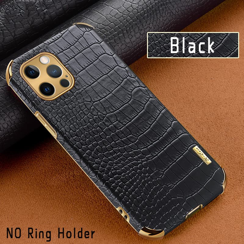 Funda para móvil de imitación cuero con patrón