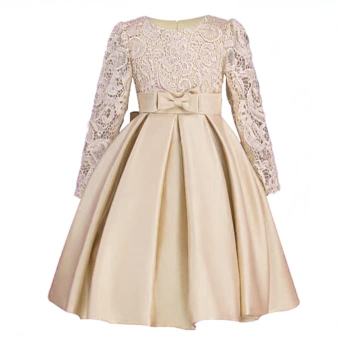Vestido de princesa con encaje púrpura para niña