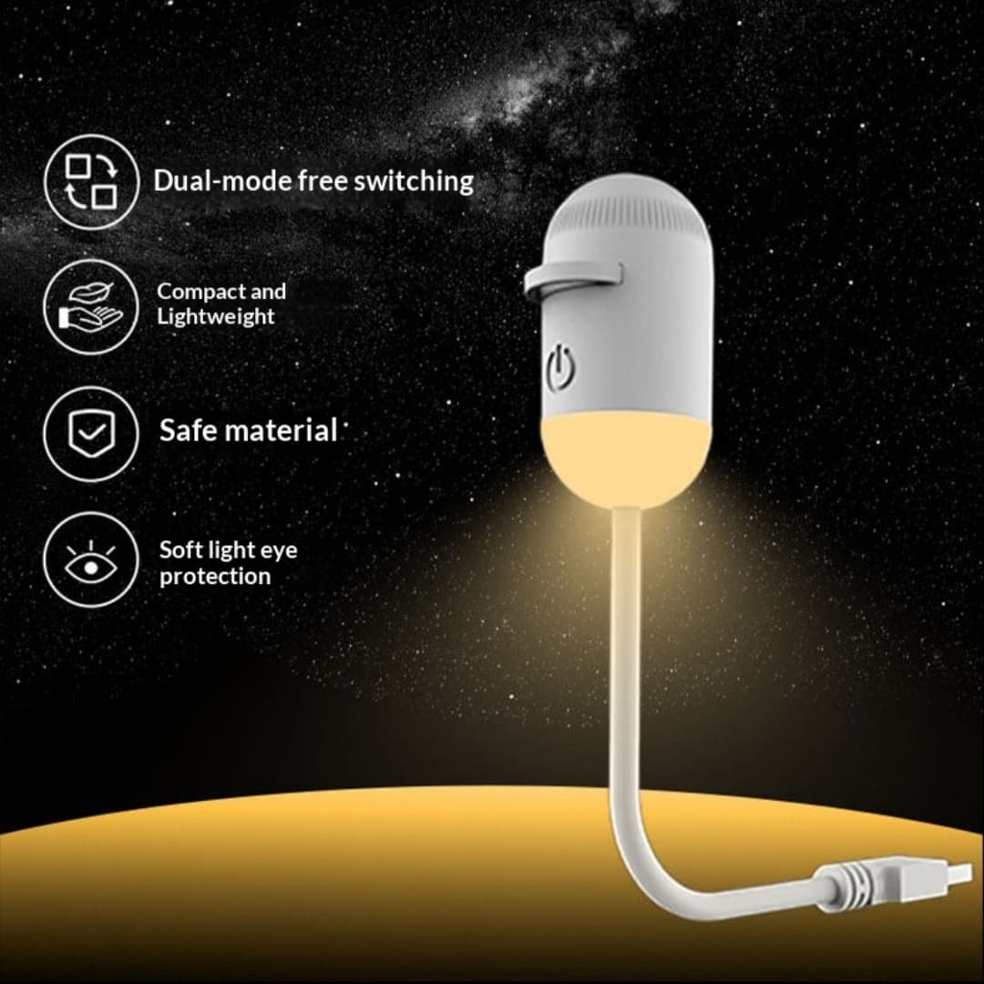 Luz nocturna USB para dormitorio infantil