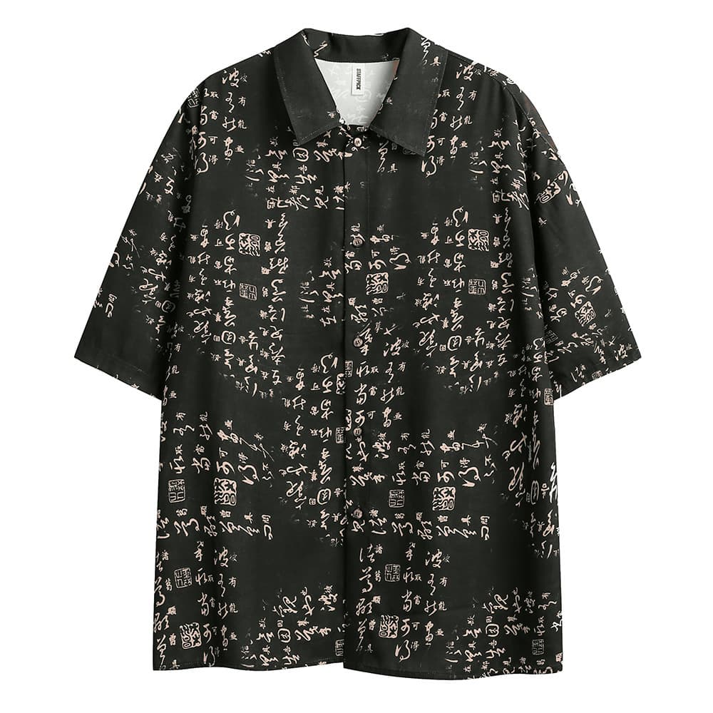 Camiseta para hombre con estampado de texto