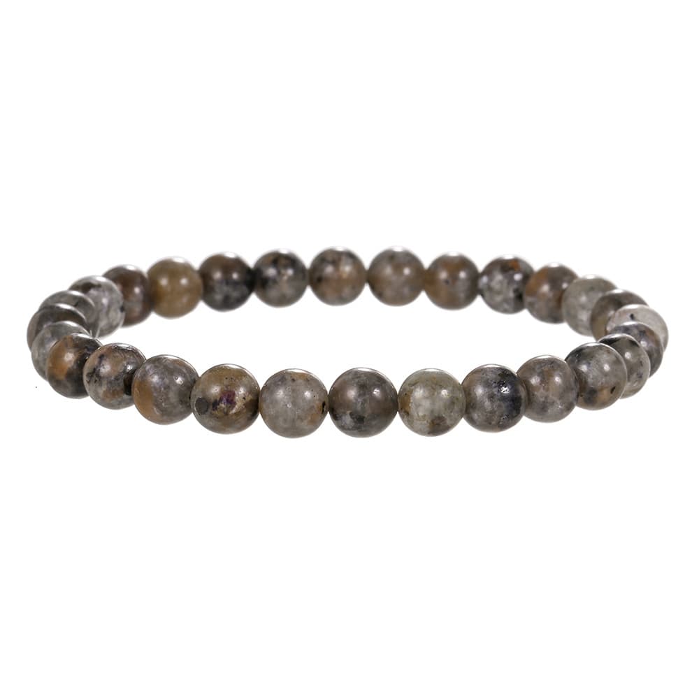 Pulsera cuentas piedra en llamas natural