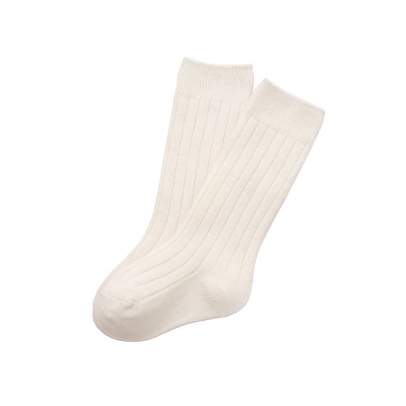 Calcetines para bebé con puntada doble hasta la rodilla