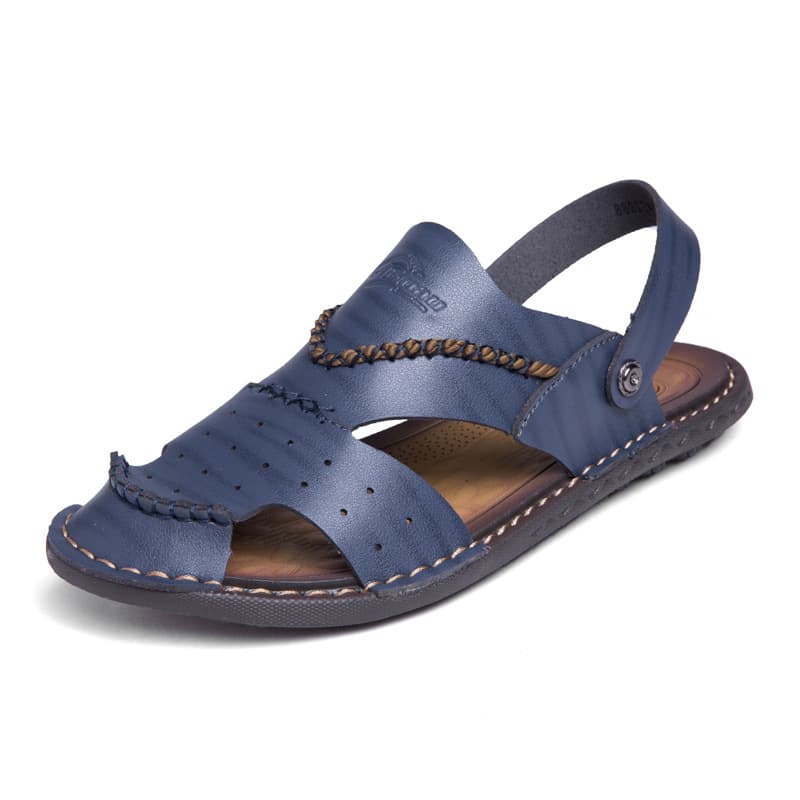 Sandalias Baotou para hombre, uso dual playa y casual