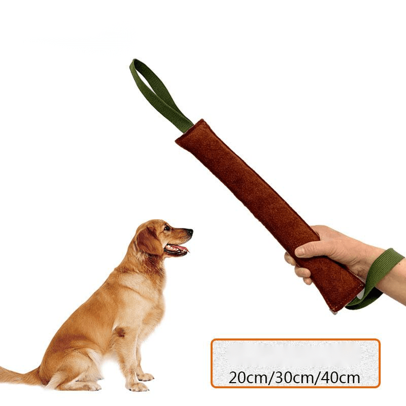 Palo masticable para perro de cuero de vaca