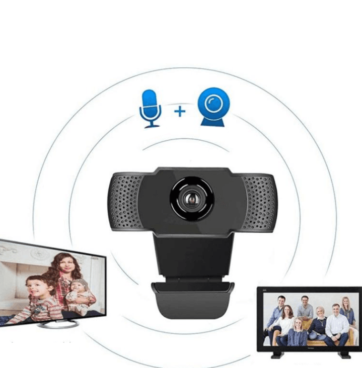 Cámara web 1080P para videoconferencias con cabezal rotatorio