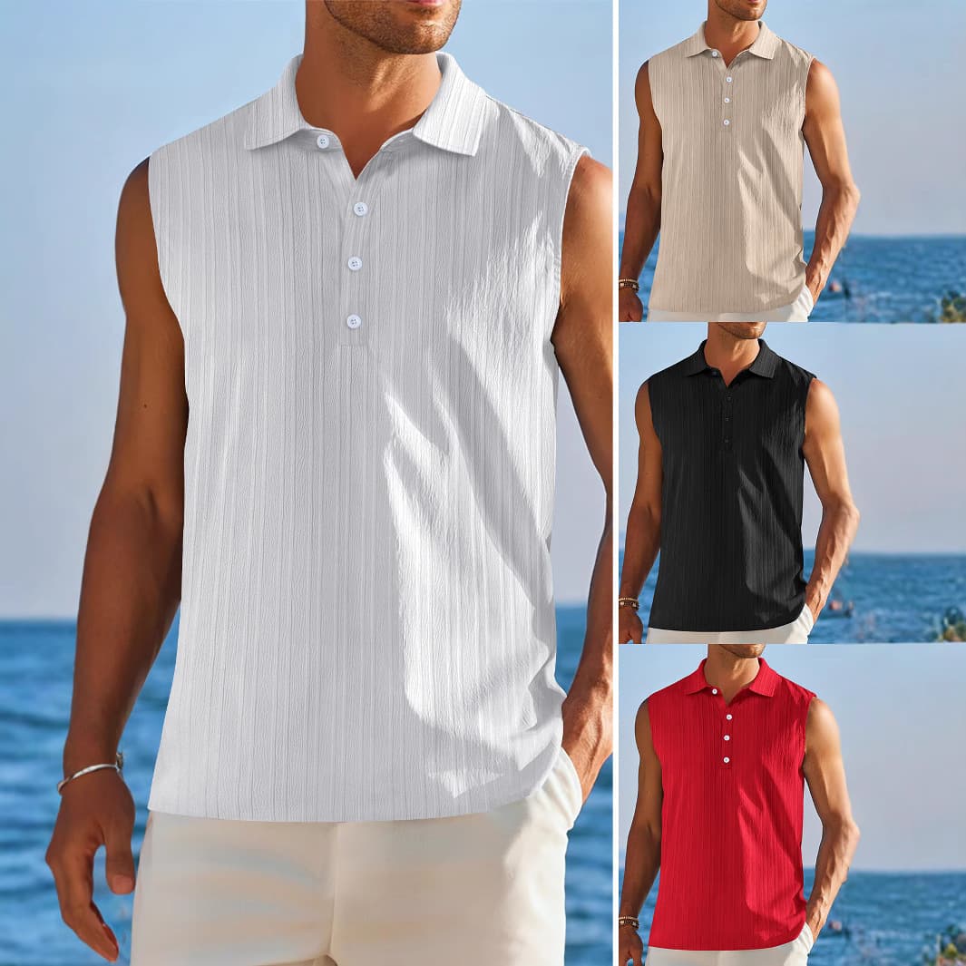 Camiseta sin mangas para hombre