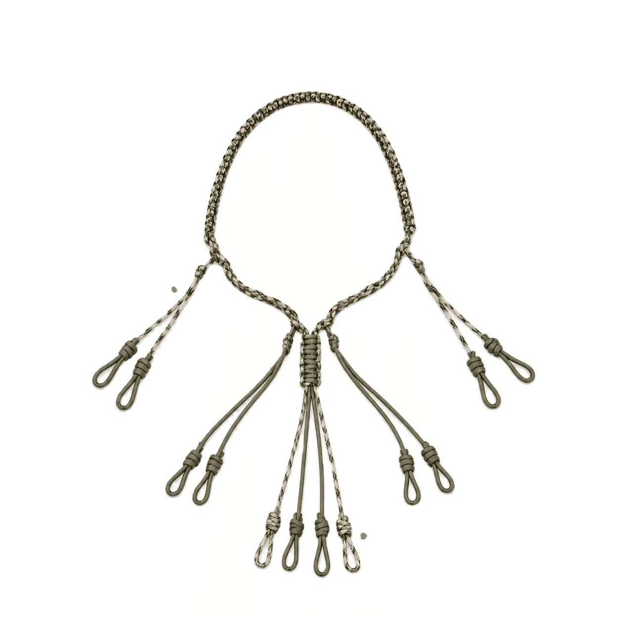 Cordón de nylon con lazos ajustables