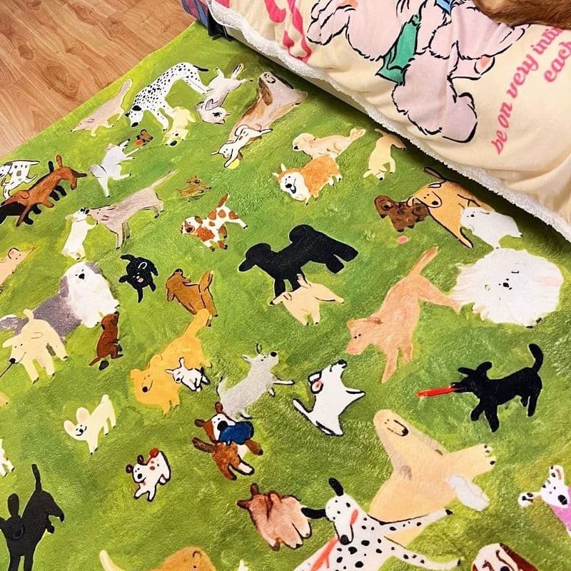 Tapete decorativo con diseño de animales