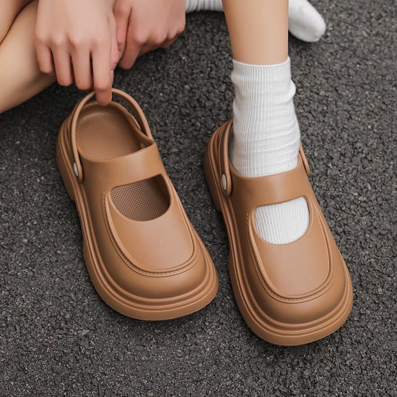 Sandalias cerradas de espuma EVA antideslizantes