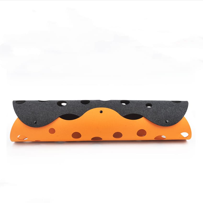 Túnel de fieltro plegable para gatos e interactivo