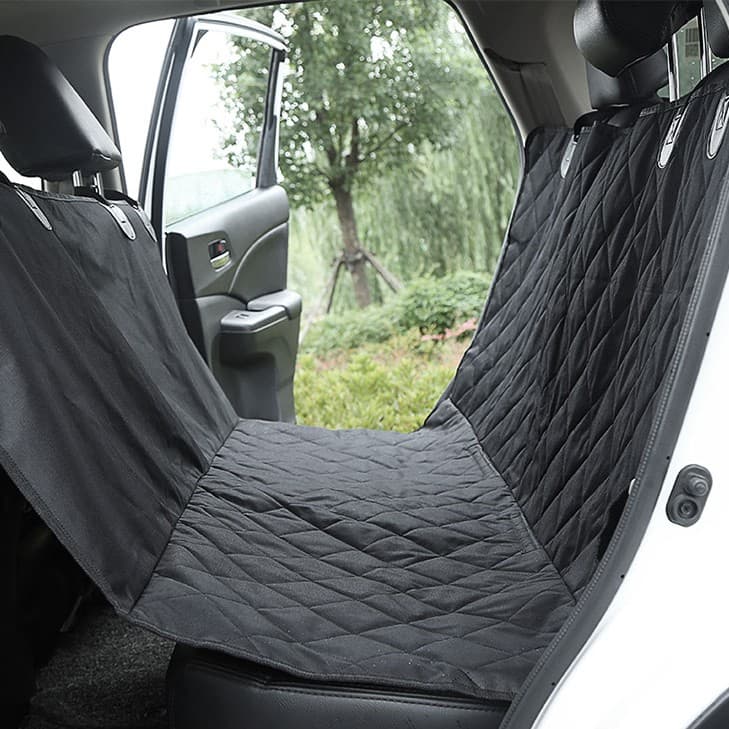 Cojín para mascotas en asiento de auto portátil