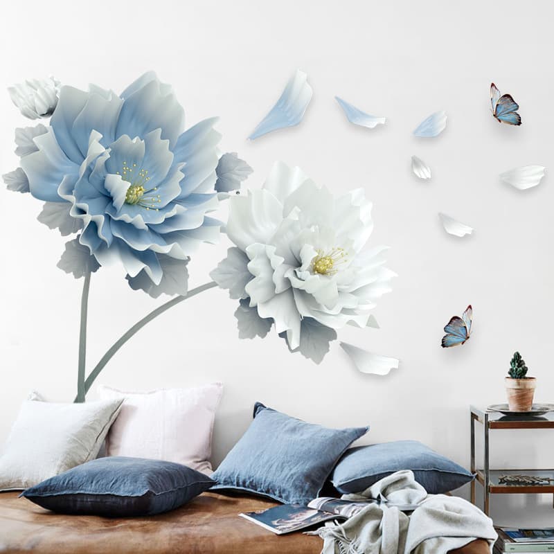 Adhesivo mural impermeable para TV y dormitorio 125x78 cm