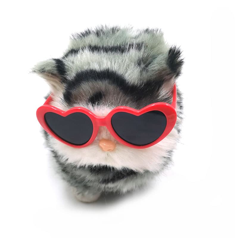 Gafas de sol con forma de corazón para mascotas