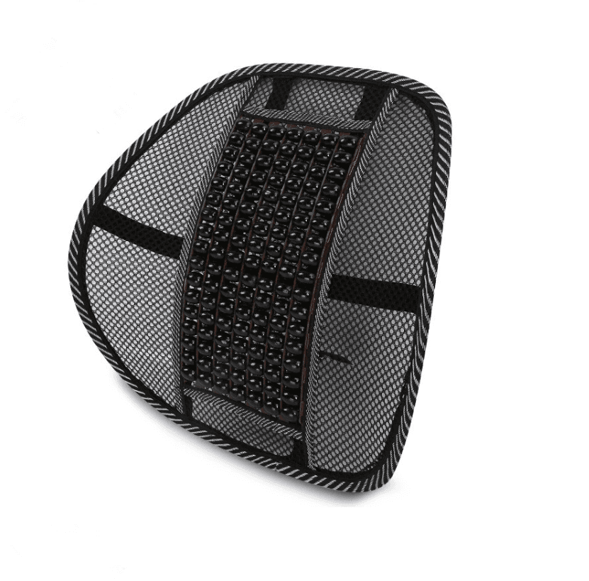 Cojín lumbar de madera para auto y hogar