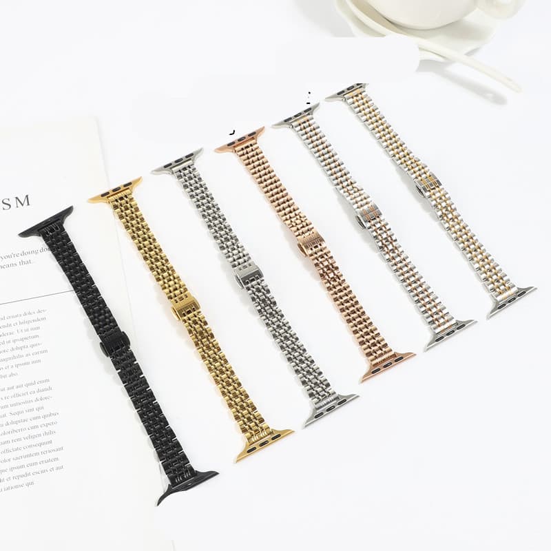 Pulsera metálica de acero inoxidable para reloj inteligente