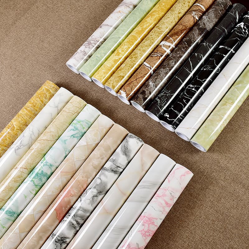 Papel adhesivo mármol para cocina