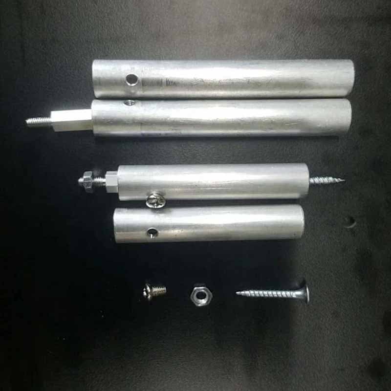 Tornillos de sujeción para caracteres luminosos