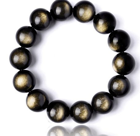 Pulsera de lapislázuli y zafiro dorada para hombre y mujer