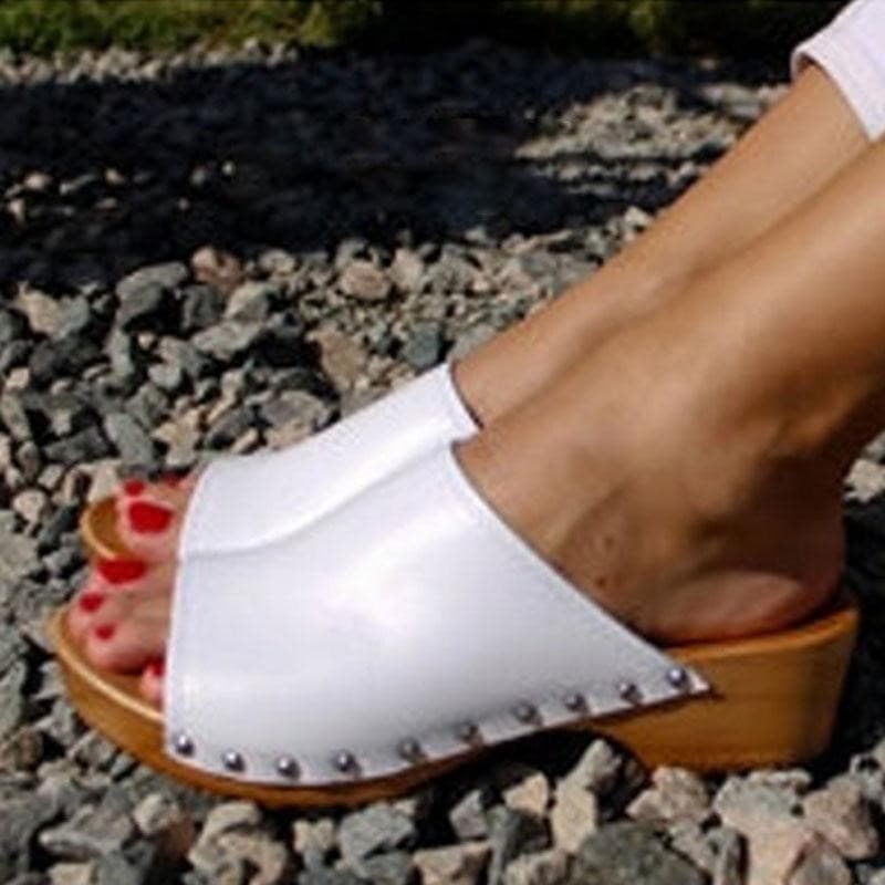 Tacones altos de punta abierta versátiles para mujer