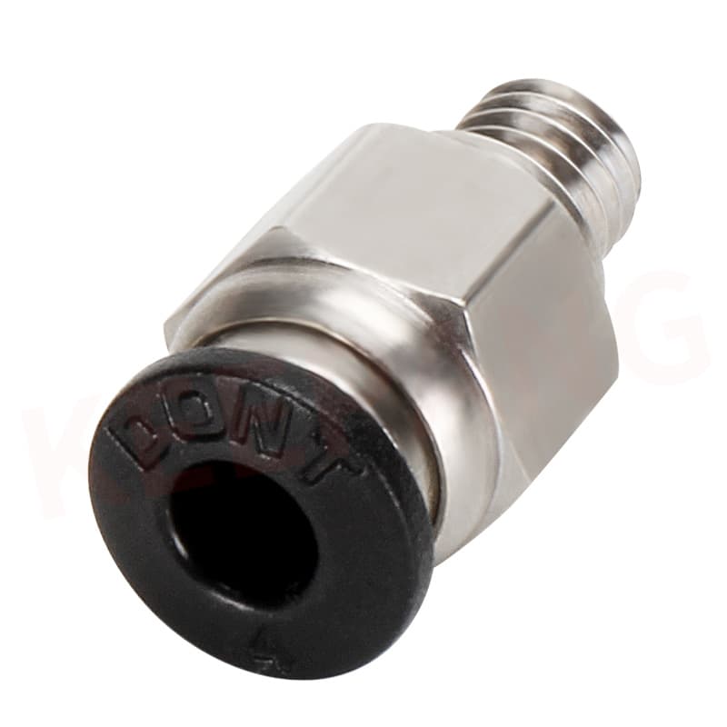 Conector neumático PC4-M6 para impresora 3D